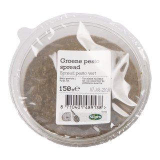 Groene pesto spread Bakje 150 gram