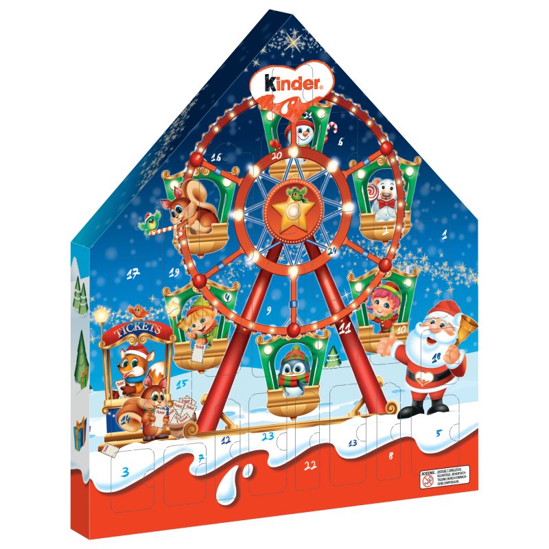 Ferrero Kinder Maxi Mix Adventskalender Motiv: Riesenrad (351g Packun