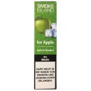 Smoke Island E-Shisha Ice Apple ohne Nikotin 6er Pack (6x600 Züge) + usy Block