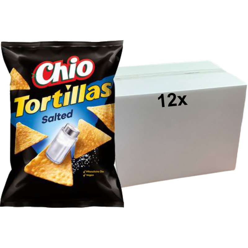 Chio Tortillas Chips Original Salted 12x110g Beutel