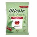 Ricola Eucalyptus Kirsche ohne Zucker (75g Beutel)