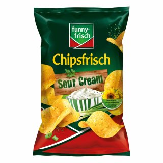 funny-frisch Chipsfrisch Sour Cream&Onion (150g Packung)