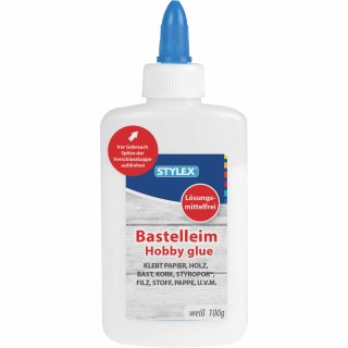 Stylex Bastelleim 100g weiß 23373
