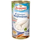 Zimmermann 4 Münchner Weißwürste 530g + Händlmaier Süßer Senf 225ml usy Block