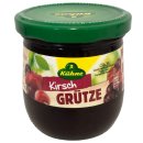 Kühne Rote Kirsch Grütze (4x375g) Glas + Dessert-Sauce mit Vanillegeschmack (2x500ml Pack) + usy Block