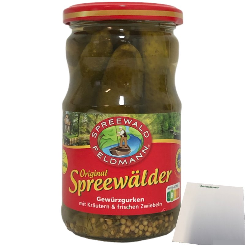 Spreewald Feldmann Original Spreewald Gewürzgurken 1er Pack (1x185g G