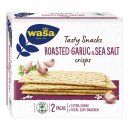 Wasa Tasty Snacks Crisps Roasted Garlic & Sea Salt...