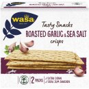 Wasa Tasty Snacks Crisps Roasted Garlic & SeaSalt...