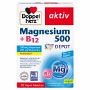 Doppelherz aktiv Magnesium 500 + B12  (30 Tbl)