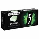 Wrigleys 5 Gum Spearmint 8 Cubes  (16,5 g)