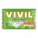 Vivil Limette-Minze ohne Zucker 3er (3 x 28 g)