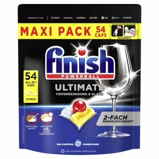 Finish Ultimate All in 1 Maxi Pack Citrus (54 Tab)