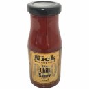 Nick the easy rider BBQ Hot Chili Sauce 3er Pack (3x140ml Flasche) + usy Block
