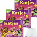 Katjes Sheroes Mix 3er Pack (3x175g Packung) + usy Block