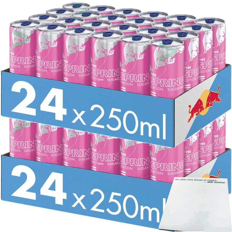 Red Bull Spring Edition 2024 Waldfrucht Tray (48x250ml Dose) + usy Bl