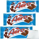 Aero zarte Vollmilch Luft-Schokolade 3er Pack (3x100g...