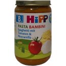 Hipp Pasta Bambini Spaghetti mit Tomaten und Mozzarella ab dem 8. Monat 6er Pack (6x220g Glas) + usy Block