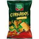 funny-frisch Cornados Nacho Cheese Style 3er Pack (3x80g Packung) + usy Block