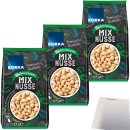 Edeka Mix Nüsse geröstet und gesalzen 3er Pack (3x125g Packung) + usy Block