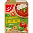 Gut&Günstig Tomatensauce Pastasauce Basilikum 3er Pack (3x390g Packung) + usy Block