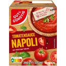 Gut&Günstig Tomatensauce Pastasauce Napoli 3er Pack (3x390g Packung) + usy Block