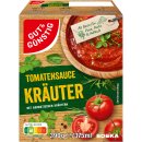 Gut&Günstig Tomatensauce Pastasauce Kräuter 6er Pack (6x390g Packung) + usy Block