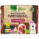 Edeka Bio westfälischer Pumpernickel süßlich-herber Geschmack VPE (11x250g Packung) + usy Block