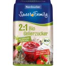 Sweet Family Bio Gelierzucker 2zu1 3er Pack (3x500g Packung) + usy Block
