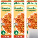 Miracoli Spaghetti mit Tomatensauce Klassiker 3 Port. Packung 3er Pack (3x376,2g) + usy Block