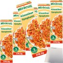 Miracoli Spaghetti mit Tomatensauce Klassiker 3 Port. Packung 6er Pack (6x376,2g) + usy Block