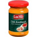 Lien Ying Chili-Knoblauch scharfe Würzpaste 6er Pack (6x100g Glas) + usy Block