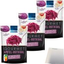 Edeka Gourmet-Apfelrotkohl Fix und Fertig 3er Pack (3x400g Packung) + usy Block