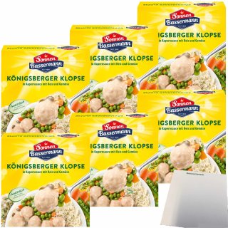 Sonnen Bassermann Menü Königsberger Klopse 6er Pack (6x480g Packung) + usy Block