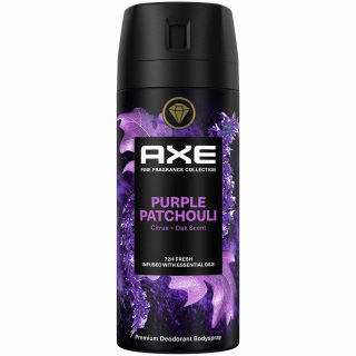 Axe Fine Fragrance Collection Premium Body Spray Purple Patchouli 0% Aluminium VPE (6X150ml Packung)