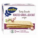 Wasa Tasty Snacks Crisps Roasted Garlic & SeaSalt VPE...