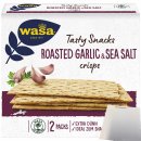 Wasa Tasty Snacks Crisps Roasted Garlic & SeaSalt...