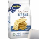 Wasa Tasty Snacks Crackers Meersalz (180g Packung) + usy...