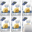 Wasa Tasty Snacks Crackers Meersalz 6er Pack (6x180g...