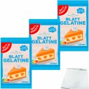 Gut&Günstig Blattgelatine 3er Pack (3x20g...