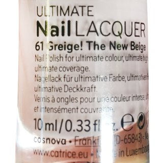 Catrice Nagellack Ultimate Nail Lacquer Greige The New Beige 61 10 M