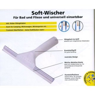 Unger Soft-Wischer (Abzieher) 25cm, incl. Klebe-& Hängehaken