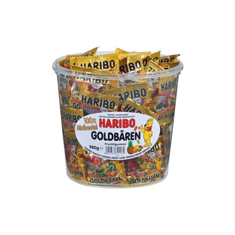 Haribo Goldb Ren Mini Beutel G Runddose