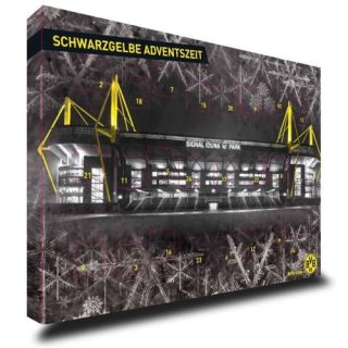 Borussia Dortmund Adventskalender, 75g Schokoladen Weihnachtskalender