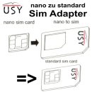 usy Sim-Kartenadpter, Nano Simkarte zu Standard Simkarte...