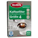 Rubin Kaffeefilter, Gr.4, 9er Pack (9 x 100 Stück Box)