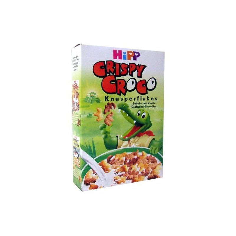 Hipp Crispy Croco Knusperflakes Schoko und Vanille, 250g