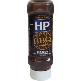 Heinz HP BBQ Sauce Honey Mild Woodsmoke Flavour, 400ml (süß & rauchig)