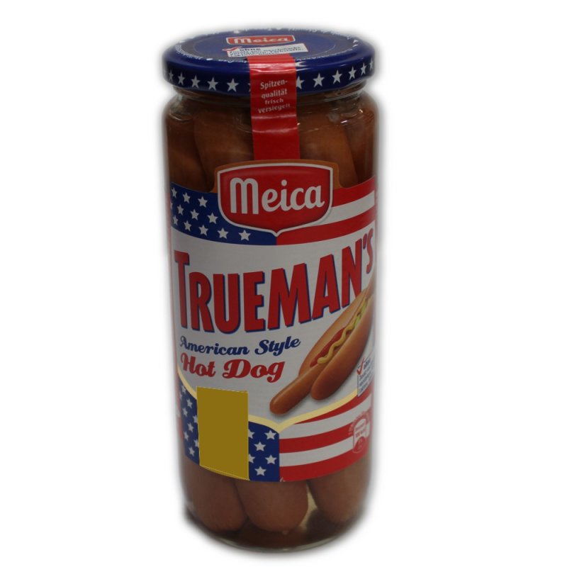 Meica Trueman's HotDog Würstchen (350g Glas)