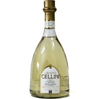 Grappa Cellini Flasche) vol. 38% Oro (1X0,7l
