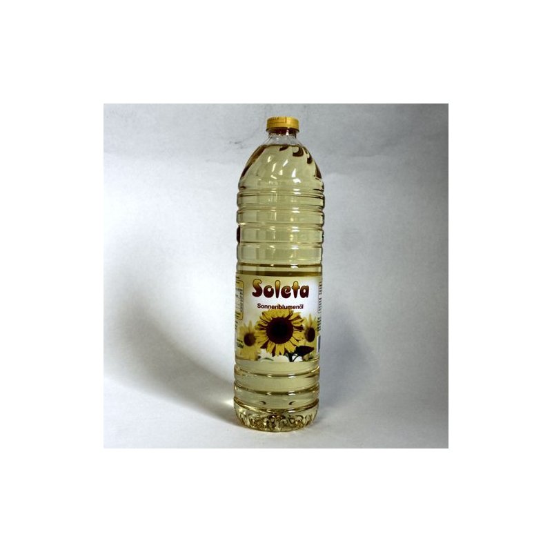 Soleta Sonnenblumenöl 100 rein (1l Plastikflasche)